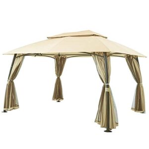 Garden Winds Replacement Canopy Top Cover for Barton 10 x 13 Gazebo - Riplock 350