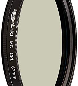 Amazon Basics Circular Polarizer Camera Lens Filter - 67 mm