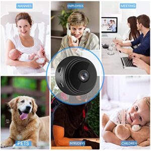 METRICSQUARE Small Hidden Camera with Audio Secret Room Camera Mini Spy Camara Home Security Video Recording Motion Detection Remote View Phone App Control