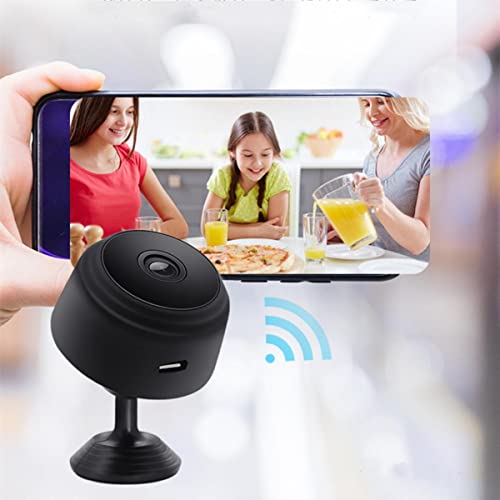 METRICSQUARE Small Hidden Camera with Audio Secret Room Camera Mini Spy Camara Home Security Video Recording Motion Detection Remote View Phone App Control