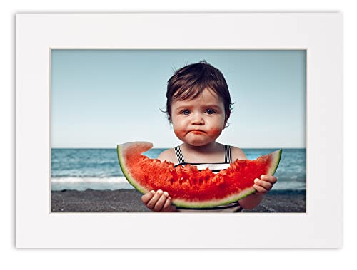 11x17 Mat for 16x20 Frame - Precut Mat Board Acid-Free White 11x17 Photo Matte Made to Fit a 16x20 Picture Frame, Premium Matboard for Family Photos, Show Kits, Art, Picture Framing, Pack of 1 Mat