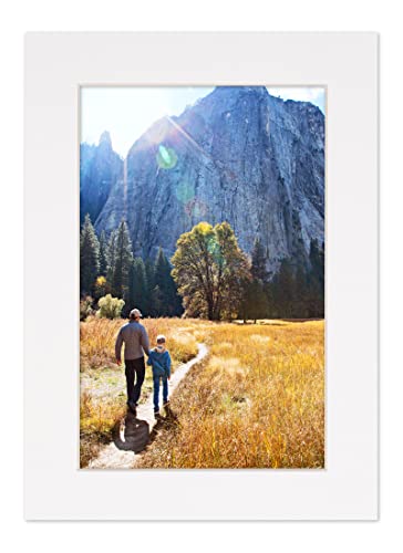 11x17 Mat for 16x20 Frame - Precut Mat Board Acid-Free White 11x17 Photo Matte Made to Fit a 16x20 Picture Frame, Premium Matboard for Family Photos, Show Kits, Art, Picture Framing, Pack of 1 Mat