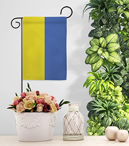 Ukraine Garden Flag Wall Tapestry Home Decor Bandera de Support Stand with Ucrania Banner Small House Decoration Lawn Yard Sign Ukrainian Gift Made In USA