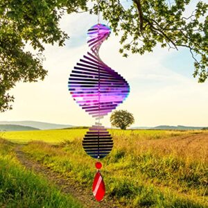 wind spinners,3d hanging wind spinner,wind spinners for yard and garden,metal flowers,metal yard art,outdoor hanging decor,garden decor for outside,christmas decorations outdoor yard