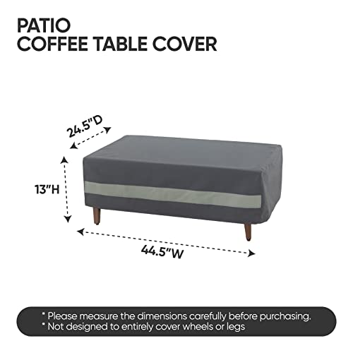 loriano Patio Furniture Covers 4 Piece, Outdoor Furniture Covers Waterproof, 600D Heavy Duty Lawn Patio Covers Set Grey
