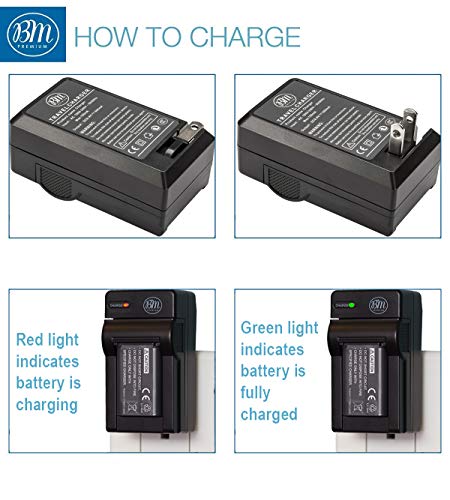 BM 2 EN-EL19 Batteries and Charger for Nikon Coolpix A300, W100, W150, S33, S100, S3100, S3200, S3300, S3500, S3600, S3700, S4100, S4200, S4300, S5200, S5300, S6400, S6500, S6800, S6900, S7000 Cameras