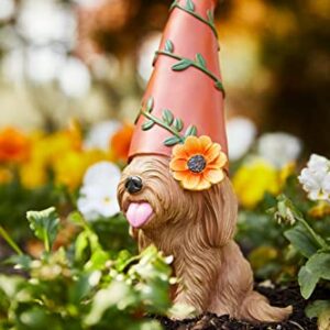 Original Doodle Gnome - Garden Gnomes Outdoor Dog Statue, Garden Décor, Cute Garden Sculptures & Statues