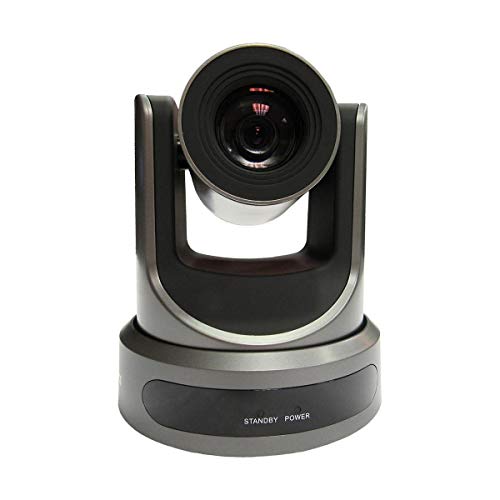 PTZOptics 30x Optical Zoom Indoor Broadcast & Conference Camera, HDMI, 3G-SDI, IP Streaming, CVBS, Gray