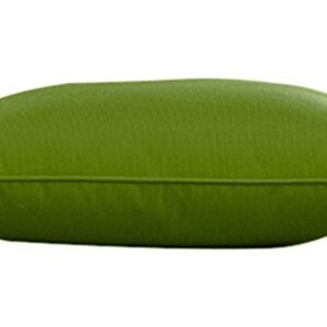 QILLOWAY Outdoor/Indoor Deep Seat Cushions for Patio Furniture, All WeatherLawn Chair Cushion 24 x 24 inch 1 Set(Green)