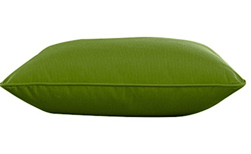 QILLOWAY Outdoor/Indoor Deep Seat Cushions for Patio Furniture, All WeatherLawn Chair Cushion 24 x 24 inch 1 Set(Green)