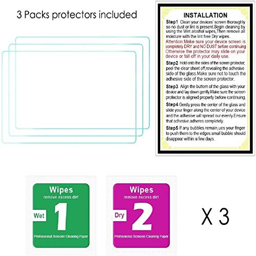 QIBOX Screen Protector Compatible with Sony Alpha a7RIII a7RIV A7R3 A9 A7RII A7SII A77II RX100 Camera, Tempered Glass Screen Guard Full Coverage Edge to Edge[3 Pack], Not for A7IV Camera