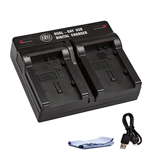 BM BP809 BP819 BP820 BP827 BP828 Dual Bay Battery Charger for Canon Vixia HF G70 HF G50 HF G60 XA40 XA45 XA50 XA55 HF G21 HFG30 HFG40 HG21 XA10 XA11 XA15 XA20 XA25 XA60 XA65 XA70 XA75 XF400 XF405