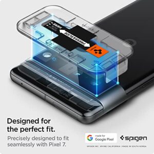 Spigen Camera Lens Screen Protector [GlasTR EZ Fit Optik] Designed for Pixel 7 [Case Friendly] - Black [2 Pack]