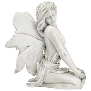 Design Toscano PD1549 The Enchanted Garden Fairies Colleen Statue,antique stone