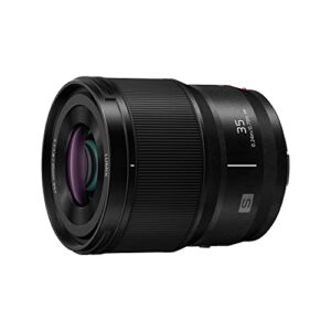 panasonic lumix s series camera lens, 35mm f1.8 l-mount interchangeable lens for mirrorless full frame digital cameras, s-s35