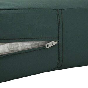 Classic Accessories Ravenna Water-Resistant Patio Lounge Chair/LoveSeat Back Cushion, 21 x 20 x 4 Inch, Mallard Green, Patio Furniture Cushions