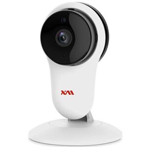 xm smart home camera, wireless ip security camera 1080p indoor surveillance camera with ai human detection,night vision,2-way audio,2.4ghz wifi baby monitor for nanny/home/office with ios/android