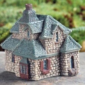 Miniature Fairy Garden Supplies for Micro Mini Gables Cottage House Gnome Fiddlehead GO 17356 for Fairy Garden, Dollhouse, Terrarium or Miniature Display