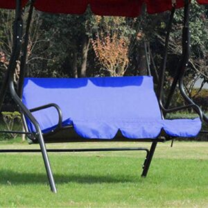 Outdoor Swing Cushion Cover 3 Seater Swing Chair Cushion Replacement Sleeve Swing Seat Pads Cushion Cover Replacement for Patio Garden Yard（Dark Blue