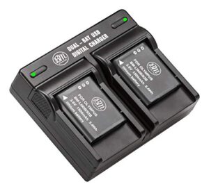 bm premium 2 li-90b, li-92b batteries and dual battery charger for olympus tough tg-6, tg-5, tg-tracker, tough sh-1, sh-2, sp100 ihs, tough tg-1 ihs, tg-2 ihs, tg-3, tg-4, sh-50, sh-60, xz-2 ihs