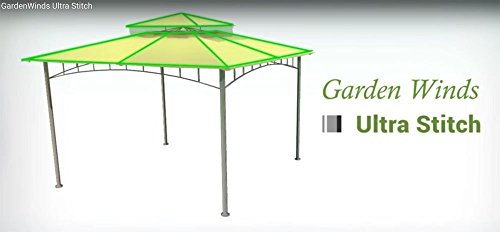 Garden Winds Replacement Canopy for The Shadow Creek Gazebo - Riplock 350 - True Navy Please Read Product Advice Before Purchasing