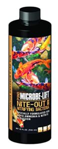 microbe-lift nite-out ii water cleaner for outdoor ponds and water gardens, rapid ammonia and nitrite reduction (32 ounces)