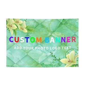 custom banners and signs for outdoor 6’x4′ customize personalized photo text background banner printing decoration backdrop for birthday party business graduation wedding event