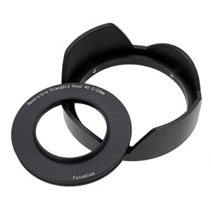 Fotodiox Reversible Lens Hood Kit for Sony E PZ 16-50mm F3.5-5.6 OSS E-Mount Power Zoom Lens, Reversible Tulip Flower Hood w/Cap f/Sony Kit Lenses