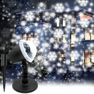 christmas projector lights outdoor,snowflake led light projector,moving snowflakes projector christmas lights,waterproof projector decorating stage light,indoor snowfall holiday garden landscape lamp