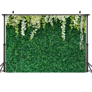 greenery backdrop with flowers green leaf white flower photo backdrops bridal shower backdrop for wedding backdrops reception ceremony birthday backdrop 027