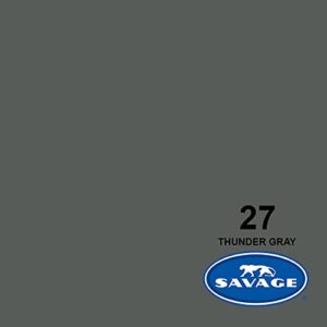 Savage Seamless Background Paper - #27 Thunder Gray (107 in x 36 ft)