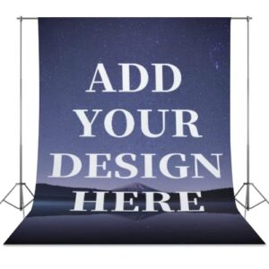 wxyzdq custom photography cloth personalized backdrops for design your own photo logo text non-reflective non-penetrating photoshoot background screen portrait studio photobooth props 56 x 79 inches