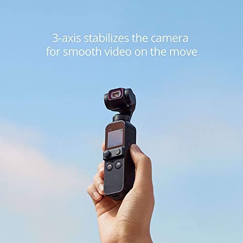 DJI Pocket 2 Creator Combo - 3 Axis Gimbal Stabilizer with 4K Camera (Renewed Premium)