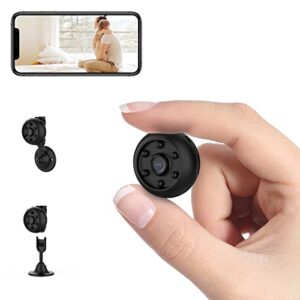 newfun mini wifi wireless spy camera- hidden camera with audio 1080p cam with night vision, motion detection, remote viewing for security with ios,android phone app, suitable for home office cameras