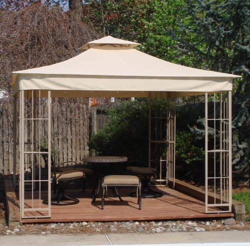 Garden Winds S-J-109 Gazebo Replacement Canopy Top Cover - RipLock 500