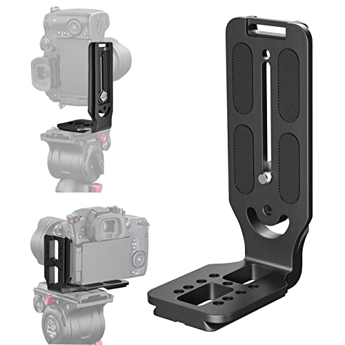 DSLR Camera L Bracket Vertical Horizontal Switching Tripod Quick Release Plate Compatible with Canon Nikon Sony DJI Osmo Ronin Zhiyun Stabilizer Tripod Monopod