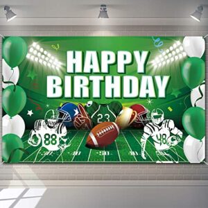 football birthday party backdrop decorations football birthday banner super football bowl game day sports fan supplies football themed boy birthday party favors photo booth props wall hanging