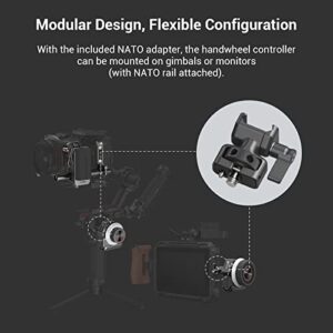 SmallRig MagicFIZ Wireless Follow Focus Basic Kit with Handwheel Controller and Receiver Motor, 100m / 328ft Remote Focus Control for DSLR and Cine Lenses - 3781