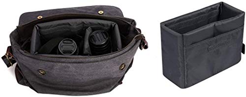 S-ZONE Water Resistant DSLR SLR Camera Insert Bag Inner Case Bag(Medium)