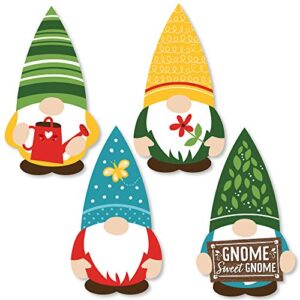 big dot of happiness garden gnomes – diy shaped forest gnome party cut-outs – 24 count