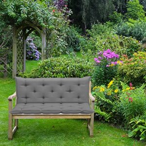 Indoor/Outdoor Bench Cushion,Fabric Garden Bench Cushion Chair Cushions 47.2"x19.7"x2.8", Cushion for Swing Chair Replacement Cushion Patio Chair Pads for Patio Furniture Home Office