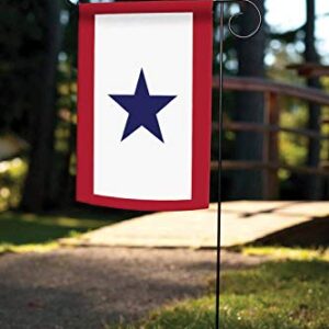 Toland Home Garden 112177 Service Star Flag 12x18 Inch Double Sided Garden Flag for Outdoor House Patriotic Flag Yard Decoration