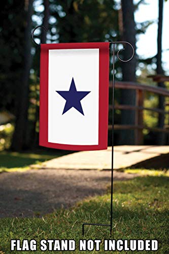 Toland Home Garden 112177 Service Star Flag 12x18 Inch Double Sided Garden Flag for Outdoor House Patriotic Flag Yard Decoration