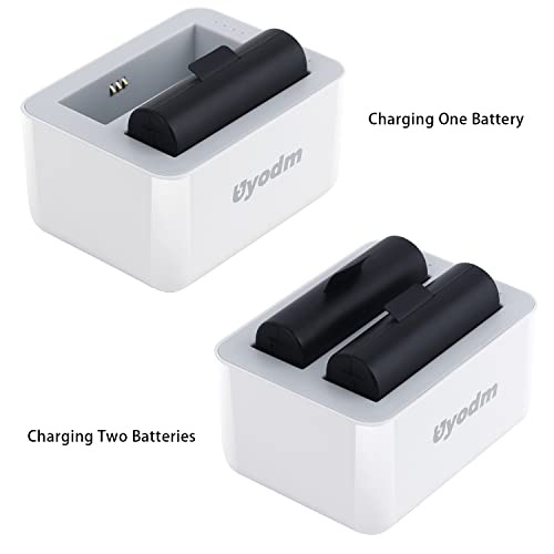 UYODM Charging Station Compatible with SimpliSafe Outdoor Camera Battery,Dual Port Charger for SimpliSafe Battery Only