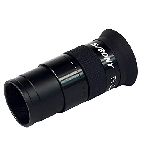 SVBONY Telescope Eyepiece 40mm 1.25 inches Plossl Telescope Lens Fully Multi Green Coated Metal 40 Degree Apparent Field 4 Element Telescope Accessory for Astronomy Telescope