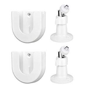 2pack Strong Adhesive Wall Mount +Adjustable Indoor/Outdoor Security Wall Mount Compatible with Arlo Pro/Pro 2/Pro 3/Ultra/Ultra 2,Ring Indoor Cam, eufyCam E/2C