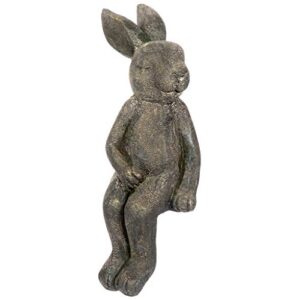 design toscano residing rabbit sitting bunny statue