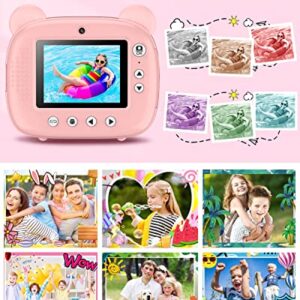 Kids Instant Camera for Toddlers Boys Girls Christmas Birthday Gifts 2.0 Inch Screen 12MP / 1080P HD Video Camera Baby Instant Print Digital Camera