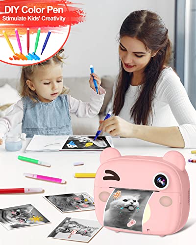 Kids Instant Camera for Toddlers Boys Girls Christmas Birthday Gifts 2.0 Inch Screen 12MP / 1080P HD Video Camera Baby Instant Print Digital Camera