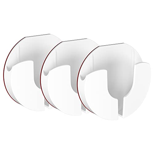 Holicfun Adhesive Mount for Blink Mini Indoor Camera, No Drilling Required, Strong Adhesive Tape, Flexible Placement (3-Pack, White)